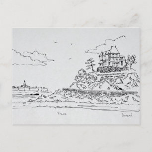 Saint-Malo, Saint-Enogat   Dinard, Brittany Postcard