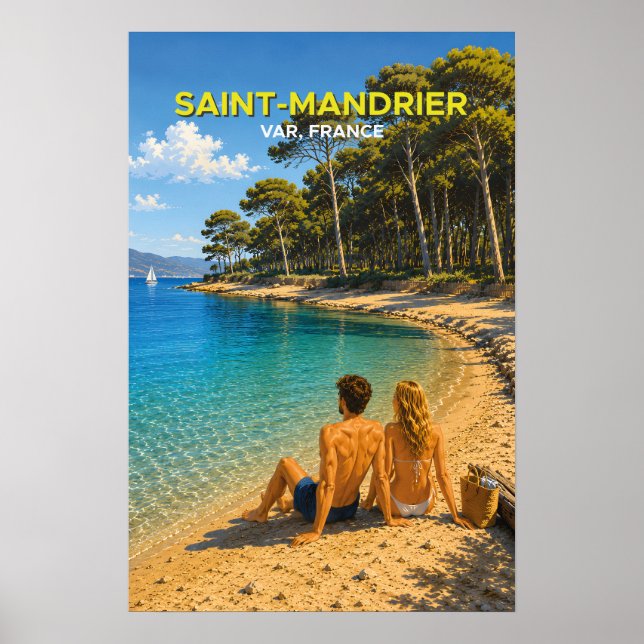 Saint-Mandrier – Vintage Travel Poster (Front)