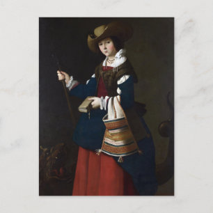 Saint Margaret as a shepherdess Postcard