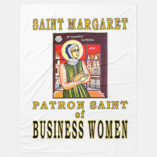 SAINT MARGARET FLEECE BLANKET
