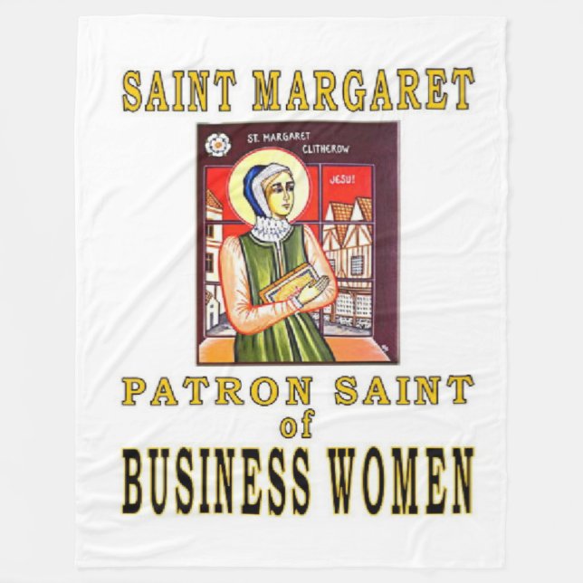 SAINT MARGARET FLEECE BLANKET (Front)