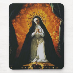 Saint Margaret Mary Alacoque High-Fidelity Art Mouse Mat