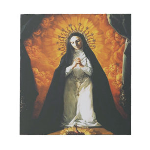 Saint Margaret Mary Alacoque High-Fidelity Art Notepad