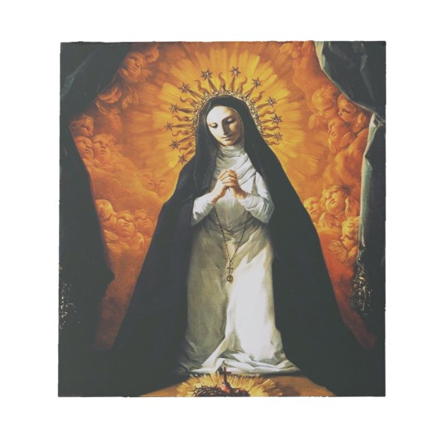 Saint Margaret Mary Alacoque High-Fidelity Art Notepad (Front)