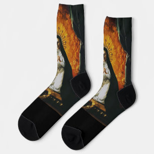 Saint Margaret Mary Alacoque High-Fidelity Art Socks