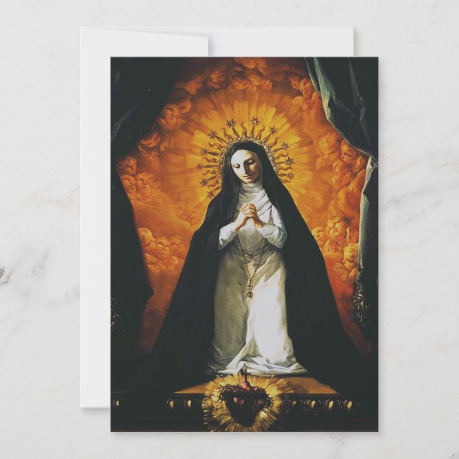 Saint Margaret Mary Alacoque Invitation (Front)