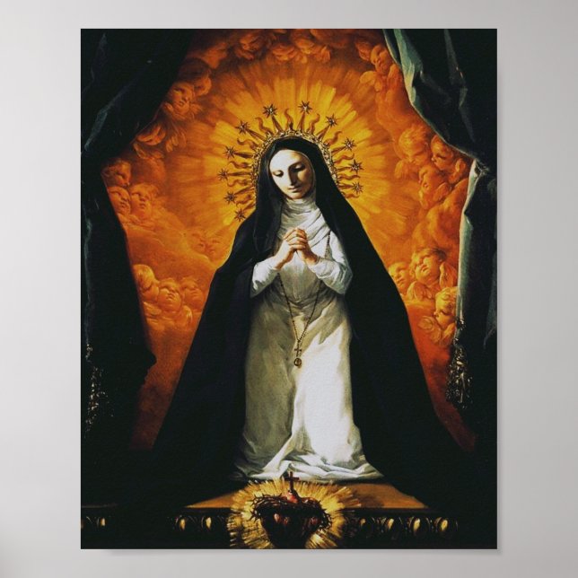 Saint Margaret Mary Alacoque Poster (Front)