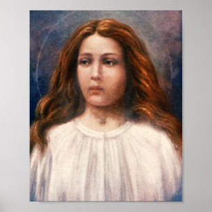 Saint Maria Goretti Angel of Nettuno Art Poster