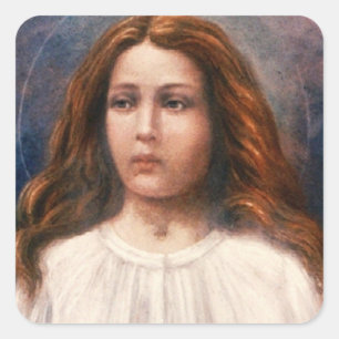 Saint Maria Goretti Angel of Nettuno Art  Square Sticker