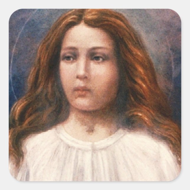 Saint Maria Goretti Angel of Nettuno Art  Square Sticker (Front)