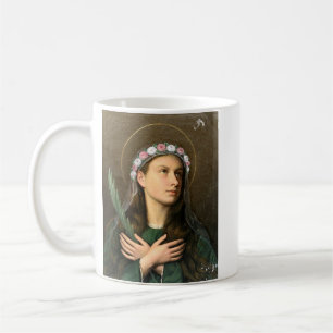 Saint Maria Goretti Premium Luminous Witness Coffee Mug