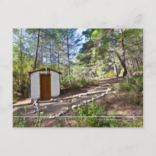 saint marina chapel at Cyprus forest Postcard