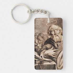 Saint Mark the Evangelist and Martyr Key Ring