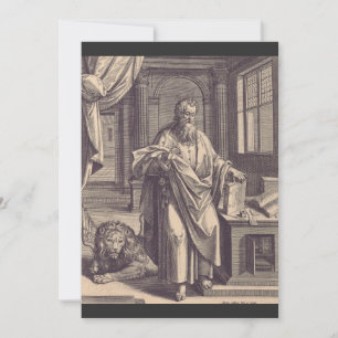 Saint Mark the Evangelist Apostolic Ink Holy Card