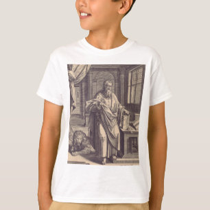 Saint Mark the Evangelist Apostolic Ink Holy Card T-Shirt