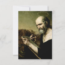 Saint Mark the Evangelist Holy Card