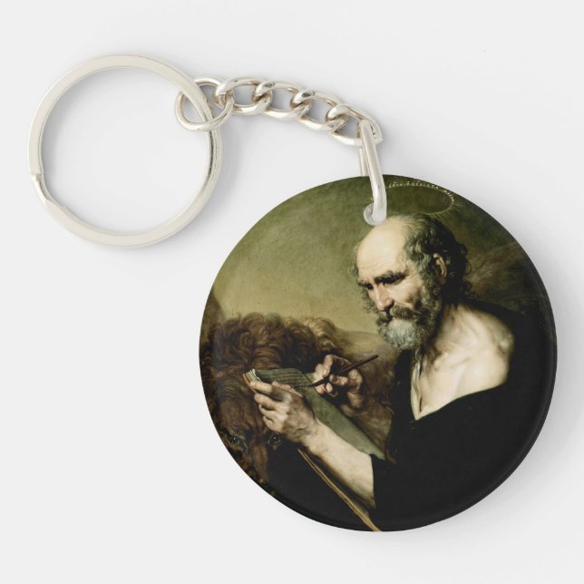 Saint Mark the Evangelist  Key Ring (Front)
