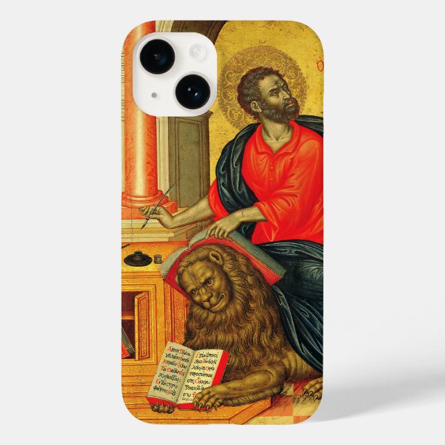 Saint Mark the Evangelist orthodox icon Case-Mate iPhone Case (Back)