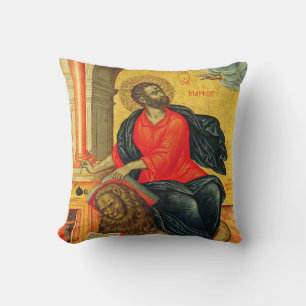 Saint Mark the Evangelist orthodox icon Cushion