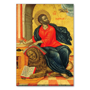 Saint Mark the Evangelist orthodox icon Table Number