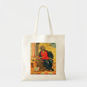 Saint Mark the Evangelist orthodox icon Tote Bag