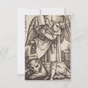 Saint Mark the Evangelist patron of Venice Thank You Card