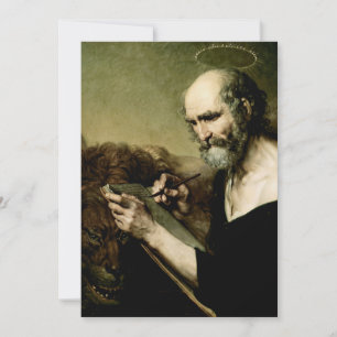 Saint Mark the Evangelist Premium Venetian Majesty Holiday Card