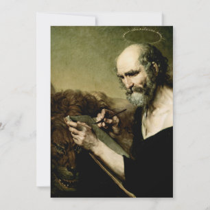 Saint Mark the Evangelist Premium Venetian Majesty Thank You Card