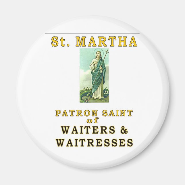 SAINT MARTHA MAGNET (Front)