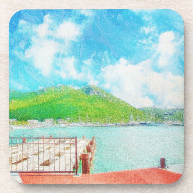 Saint Martin Coaster (Front)