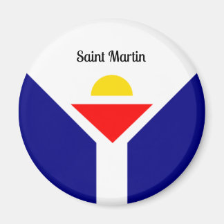 Saint Martin Flag Magnet