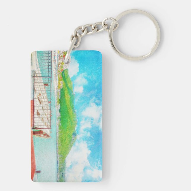 Saint Martin Key Ring (Back)