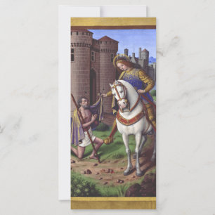 Saint Martin of Tours cutting his cloak in two