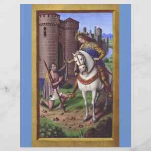 Saint Martin of Tours cutting his cloak in two Flyer