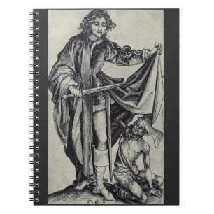 Saint Martin of Tours Engraving Art Notebook