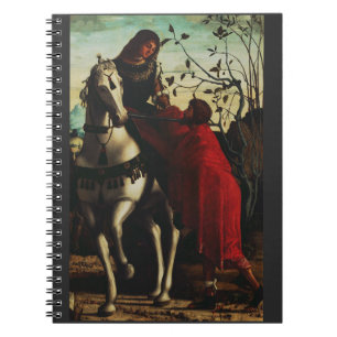 Saint Martin of Tours Sharing the Cloak Fine Art Notebook