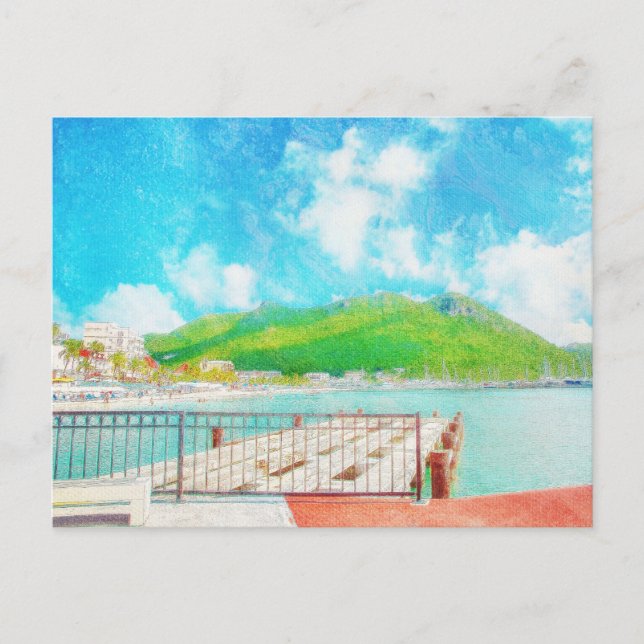 Saint Martin Postcard (Front)