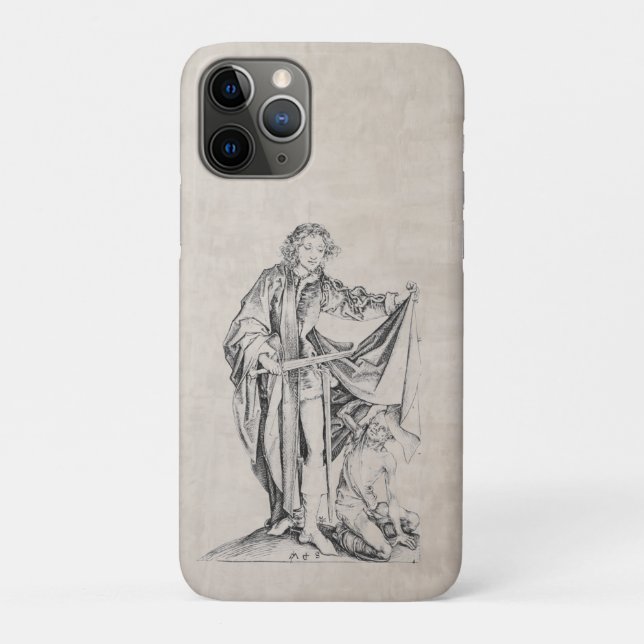 Saint Martin with a Beggar  Case-Mate iPhone Case (Back)