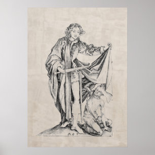 Saint Martin with a Beggar  Poster