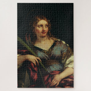 Saint Martina of Rome by Pietro Berrettini Jigsaw Puzzle
