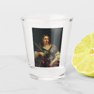 Saint Martina of Rome by Pietro Berrettini Shot Glass