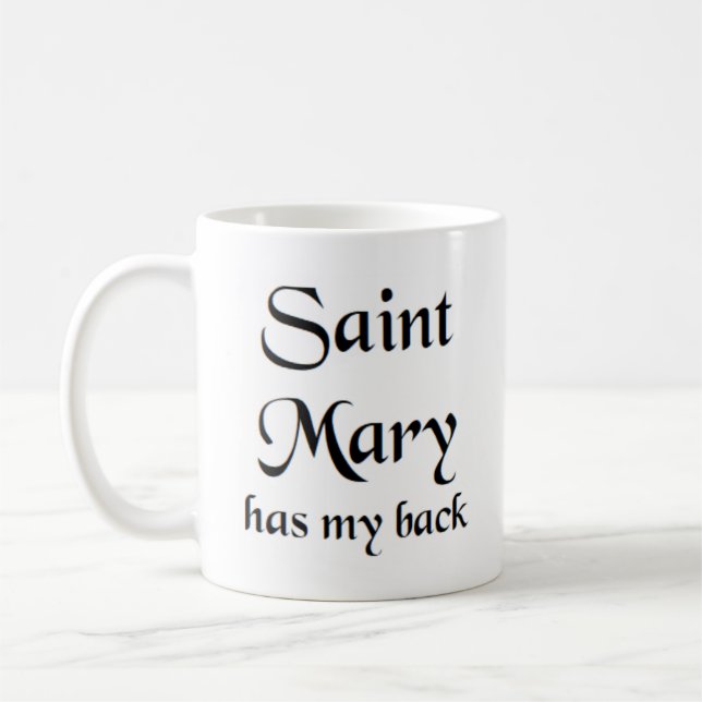 saint mary coffee mug (Left)