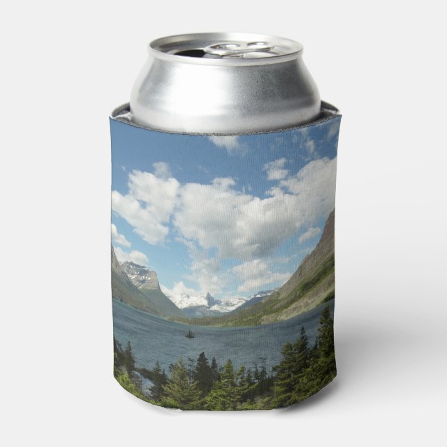 Saint Mary Lake II at Glacier National Park Can Cooler (Can Front)