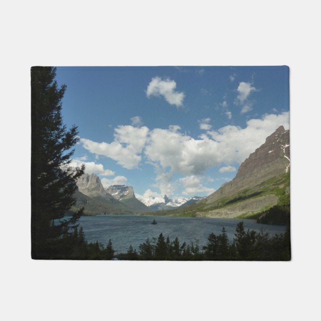 Saint Mary Lake II at Glacier National Park Doormat (Front)