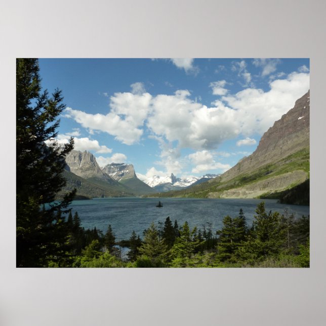 Saint Mary Lake II at Glacier National Park Poster (Front)