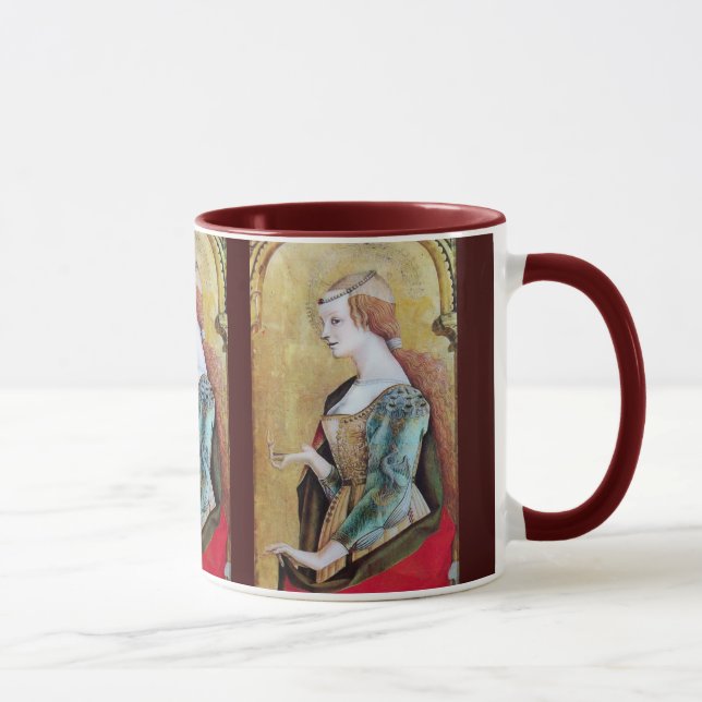 SAINT MARY MAGDALENE 2 Gold,Red Mug (Right)