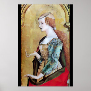 SAINT MARY MAGDALENE 2 Gold,Red Poster
