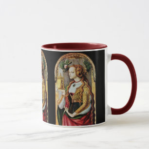 SAINT MARY MAGDALENE , black red Mug