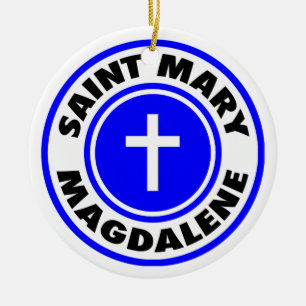 Saint Mary Magdalene Ceramic Tree Decoration