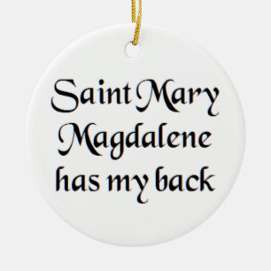 saint mary magdalene coffee mug ceramic tree decoration